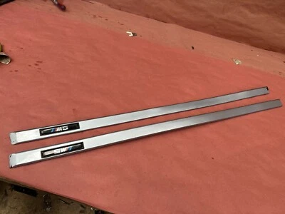 Par de molduras de puerta exterior con molduras cromadas BMW E39 M5 OEM #JRD Foto 1 de 4