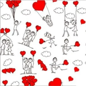 Love balloons Chocolate Transfer Sheet - Picture 1 of 7