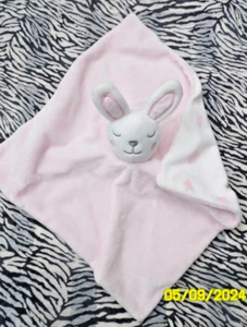 CM/ DOUDOU EARLY DAY PRIMARK LAPIN DORMEUR ROSE BLANC NUAGE 30/30CM 2 DISPO NEUF - Picture 1 of 2