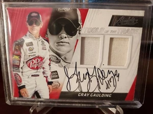 Absolute 2017 Tools of the Trade Dual Materials Autograph Gray Gaulding - Picture 1 of 3