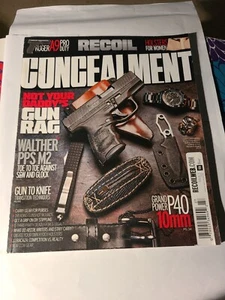 Recoil Concealment, Issue 3, 2016, Holsters For Women, Gun To Knife, P40 10mm - Picture 1 of 19