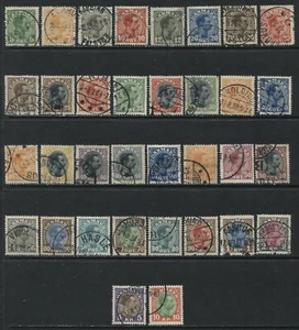Denmark 1913-28 complete set used  - Picture 1 of 1