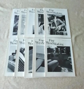 Vintage Lot of 10 FINE WOODWORKING Magazine Back Issues 1982-1984 - Imagen 1 de 6