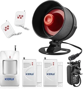 KERUI Alarm Alert Sound Outdoor Alarm Siren Home Security Alarm System UK kits - Picture 1 of 14