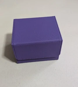 MTG Card Commander Deck Box, Holds 100+ Double Sleeved Cards (Purple) - Picture 1 of 3