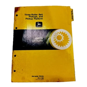 Catálogo de piezas para camionetas de tres rodillos John Deere PC1189 7700 6600 - Imagen 1 de 9