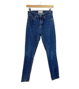 Everlane Blue Medium Wash Skinny Ankle Jeans Size 26 - Picture 1 of 10