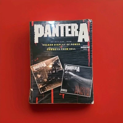 Libro de pestañas de guitarra Pantera vintage - Cowboys From Hell / Vulgar Display of Power Foto 1 de 4