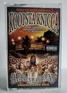 Koopsta Knicca Da Devils Playground Cassette Tape Three 6 Mafia Memphis Rap 666 - Imagen 1 de 17