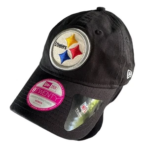 Pittsburgh Steelers verstellbare Mütze New Era Logo Baseballkappe Damen NFL Damen neu mit Etikett - Bild 1 von 11