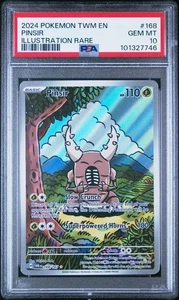 PSA 10 Pinsir 168/167 SV Twilight Masquerade Illustration Rare Pokemon TCG - Bild 1 von 3