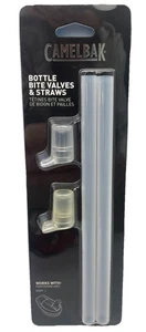 ⭐ NEU 2017 CamelBak EDDY klare Flasche Beißventile & Strohhalme Original-Zubehör-Hersteller werkseitig versiegelt ⭐ - Bild 1 von 3
