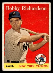 1958 Topps #101a Bobby Richardson - Sehr guter Zustand *TedsCardShack* - Bild 1 von 2