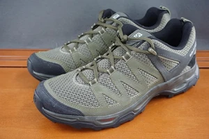 Salomon Pathfinder Trail Wanderschuhe Herren 9 Grün Low Top Schnürschuhe Contagrip - Bild 1 von 10