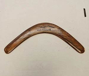 Boomerang de madera aborigen australiano Stephen Silday - Imagen 1 de 9
