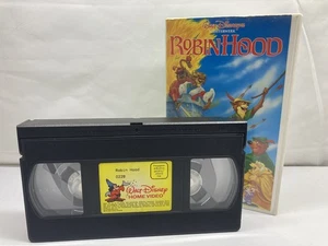 Robin Hood - VHS Videocassette, Walt Disneys Meisterwerk Hologramm - Bild 1 von 6