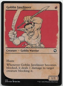 Goblin Javelineer (Showcase) FOIL Adventures in the Forgotten Realms LP MTG - Bild 1 von 2