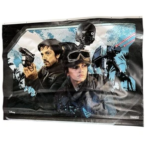 Disney Rogue One extra großes Vinyl Film Promo Poster 4 Fuß x 3 Fuß XL Star Wars - Bild 1 von 5
