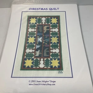 CHRISTMAS QUILT Susan Saltzgiver Designs Counted Cross Stitch Pattern - Picture 1 of 5