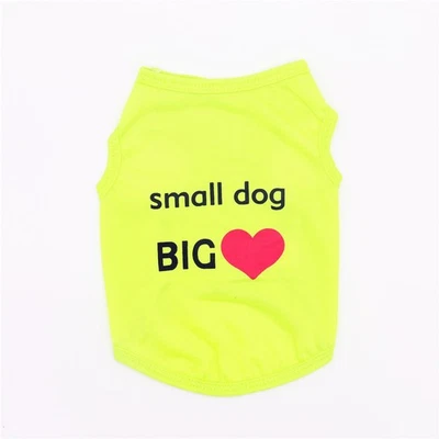 Pet Dog Clothes T Shirt Vest Clothing Puppy Cat Cute Printed Costume Apparel - Image 1 of 4
