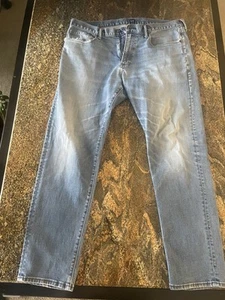 GAP Slim Blue Jeans Mens 38x32 Straight - Picture 1 of 9