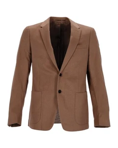 Prada Einreihiger Blazer Aus Brauner Wolle Männlich Braun 50 - Bild 1 von 6