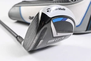 Left Hand Taylormade SIM Max #3 Wood / 15 Degree / Stiff Flex HZRDUS Smoke Black - Picture 1 of 9