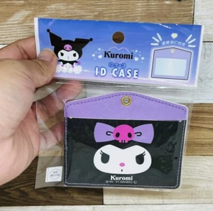Sanrio Kuromi ID Card Holder Pass Badge Vinyl Case Cute Kawaii - Picture 1 of 3