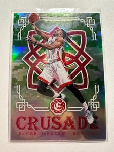K20,701 - 2016-17 Panini Excalibur Crusade Camo #9 DeMar DeRozan