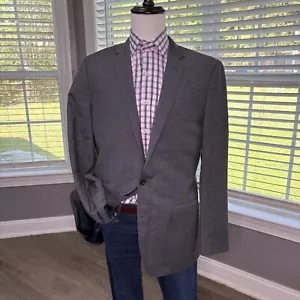 J Crew Ludlow Para Hombres Talla 40L Gris 2 Botones Abrigo Deportivo Chaqueta Blazer Traje - Imagen 1 de 14