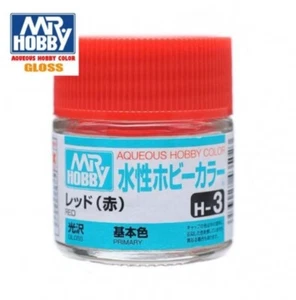 GUNZE SANGYO AQUEOUS H3 - RED GLOSS - ACRYLIC 10ml - Picture 1 of 1