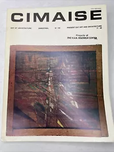 Vintage RARE 1980 Cimaise Magazine No 145 French Art + Architecture - Picture 1 of 14