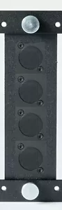 NUC 3U 19inch RackMount mounting plate + thumb screws for 4 connectors - Picture 1 of 2