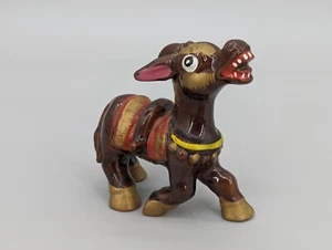 Napco Vintage 3.5" Ceramic Donkey Mule Burro Made in Japan Figure Brown - Picture 1 of 13