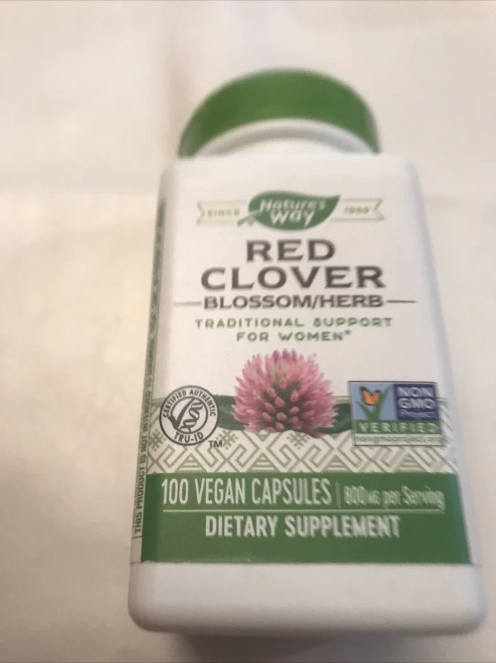 Natures Way Red Clover Blossom 400mg 100 Capsules