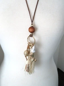 NEW CHICOS"AUDRINA CHMY" CHARM NECKLACE 30-34" - Picture 1 of 3