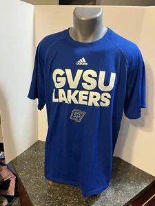 Adidas Grand Valley State University Lakers Men’s T-Shirt Blue M Polyester - Picture 1 of 12