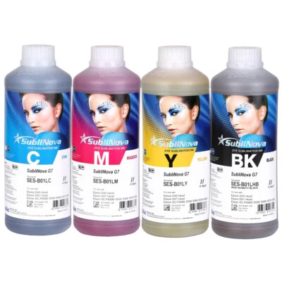 INKTEC CO. LTD Inktec Sublimation Ink-SubliNova G7 4 Color Set - 4 liters