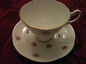 TAZA Y PLATILLO STAFFORDSHIRE & ADDERLEY - Imagen 1 de 5