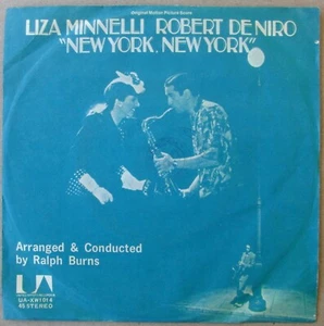 LIZA MINNELLI 45 New York New York OST Rare CHILE Ed PROMO PS '77 Robert De Niro - Picture 1 of 4