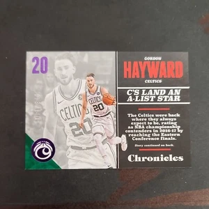 2017-18 Panini Chronicles Purple #44 Gordon Hayward #013/149 - Picture 1 of 11