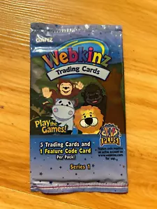Pack of Webkinz Trading Card Series 1 - New & Sealed Pack - Picture 1 of 1