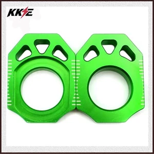 KKE Axle Blocks Chain Adjuster Fit For KAWASAKI KX125 KX250F 04-16 KX450F 06-16 - Bild 1 von 12