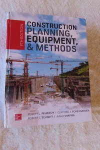 Construction Planning, Equipment, & Methods by Robert Peurifoy 9th Edition HC - Picture 1 of 5