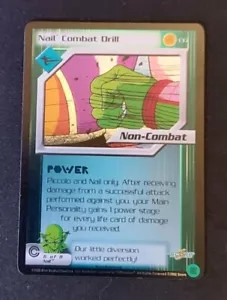 LIMITED FOIL Nail Combat Drill Score Dragon Ball Z Trunks Saga Card - Picture 1 of 2