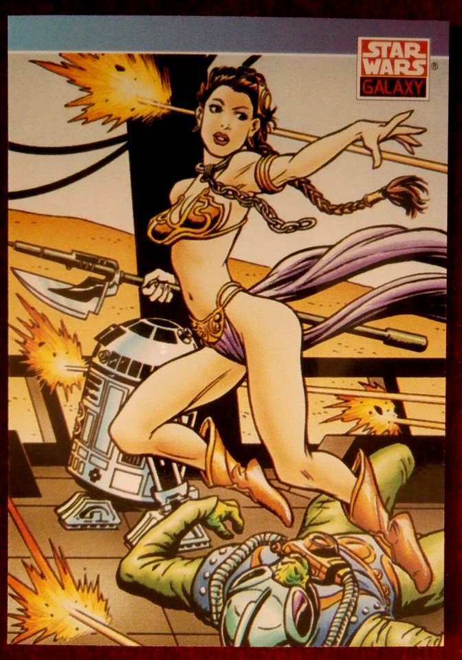 STAR WARS GALAXY Series 1 - Card #083 - Princess Leia's Costume - Topps 1993 - Image 1 of 2