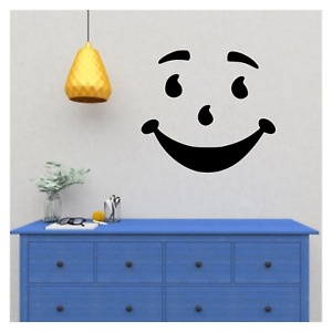 KOOL-AID MAN FACE 22" TALL LARGE WALL VINYL DECAL - YOUR CHOICE OF COLOR 
