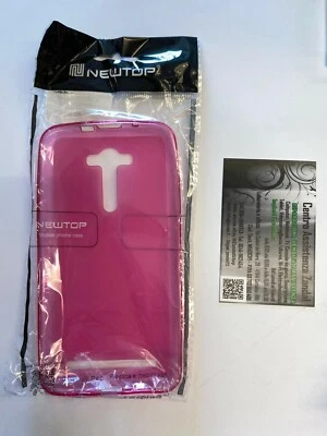 CUSTODIA COVER IN SILICONE ROSA PER ASUS ZENFONE 2 LASER ZE550KL - Immagine 1 di 2