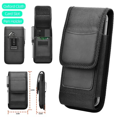 Belt Clip Holster Pouch For Samsung S23/S22/S21 Ultra - With Card Slot Case | US - Image 1 of 4
