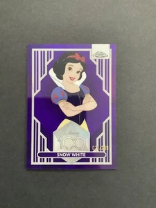 2023 Topps Chrome Disney 100 Snow White #66 Purple Refractor /299 Color Match - Picture 1 of 4